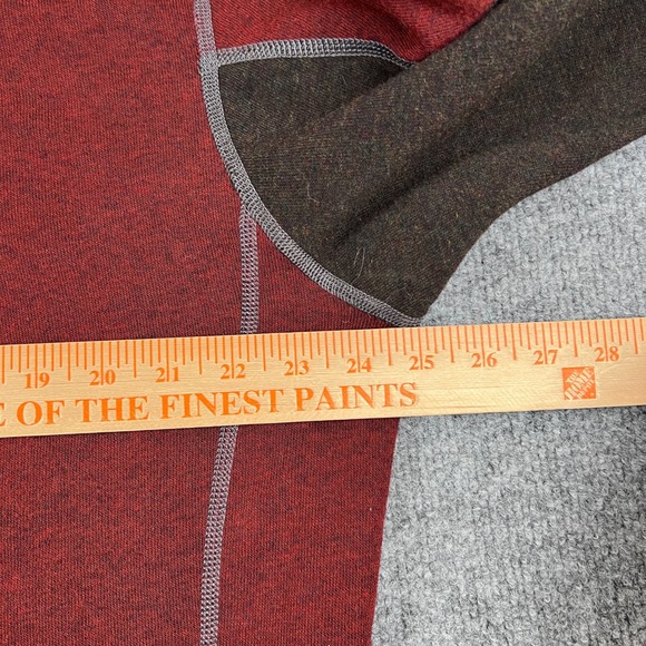 Kuhl Revel 1/4 Zip Sweater Mens XL Red Gray Kashmira Hiking Wicking Outdoor - Picture 8 of 9